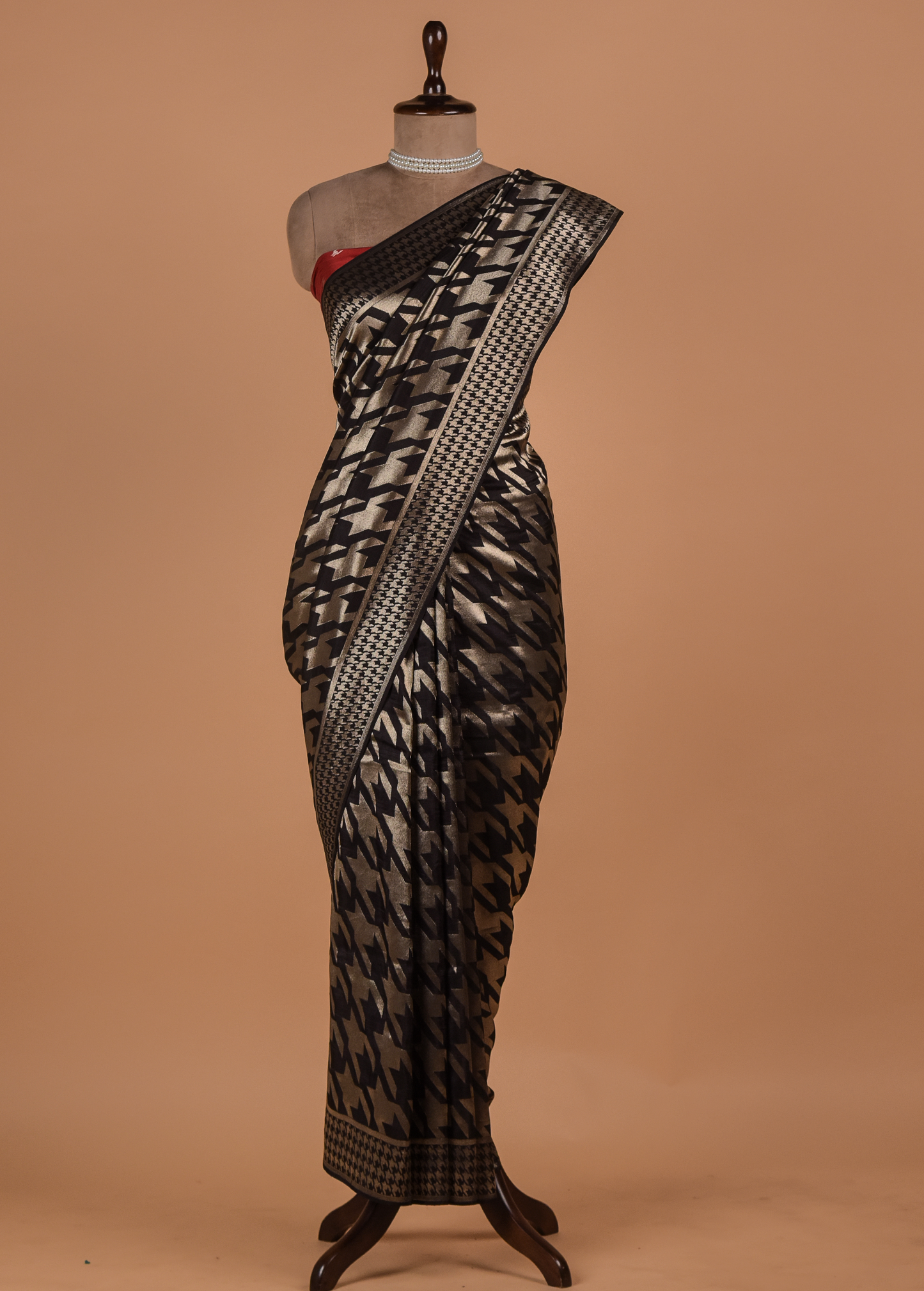 Black Georgette Banarasi Saree