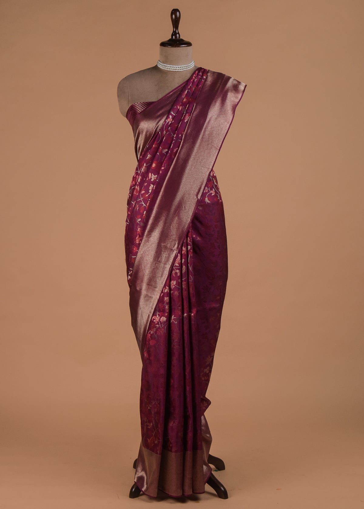 Pink Silk Kanjeevaram Saree