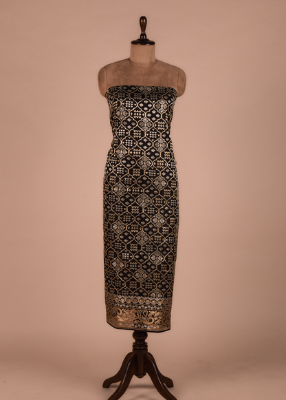 Black Organza Dress Material