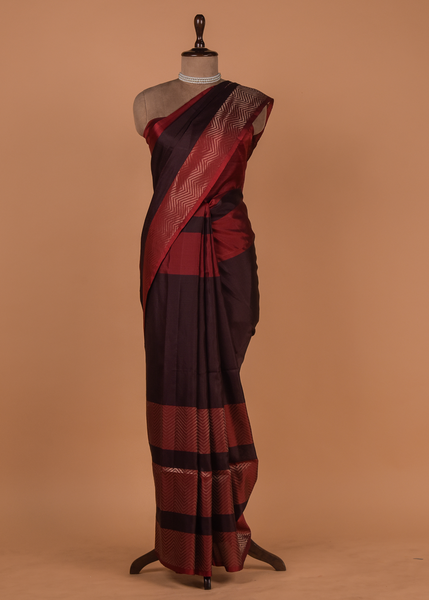 Multicoloured Silk Kanjeevaram Saree