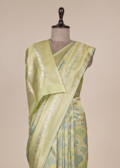 Green Tissue Silk Banarasi Saree