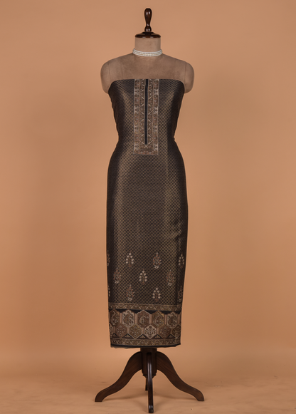 Grey Pashmina Dress Material