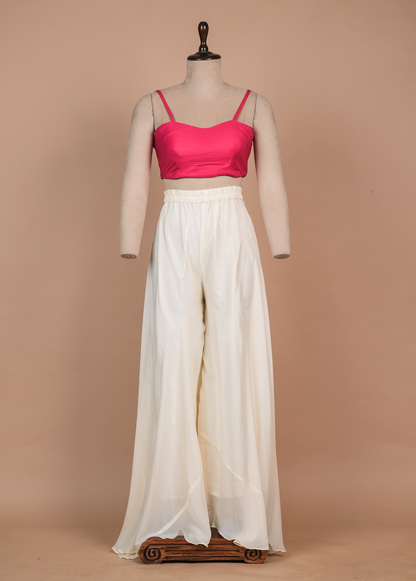Pink Georgette Pant Set