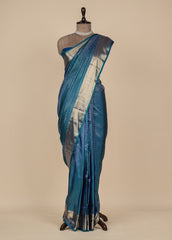 Blue Silk Kanjeevaram Saree