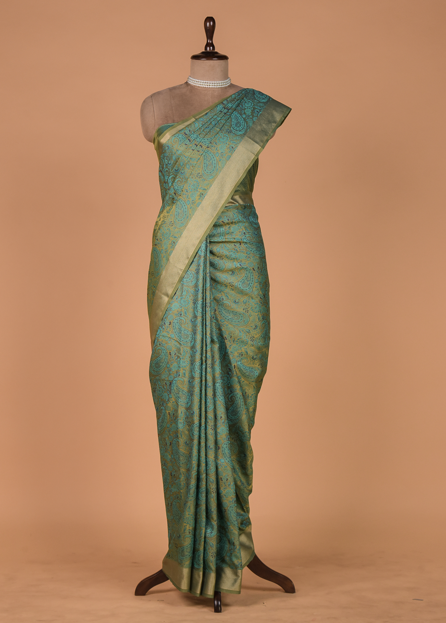 Green Art Silk Kanjeevaram Saree