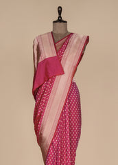 Red Silk Banarasi Saree