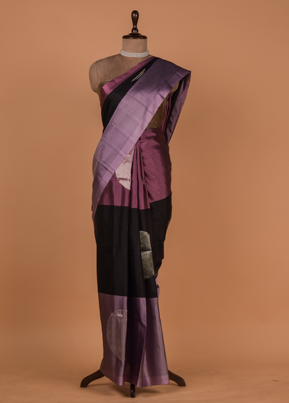 Multicoloured Silk Kanjeevaram Saree