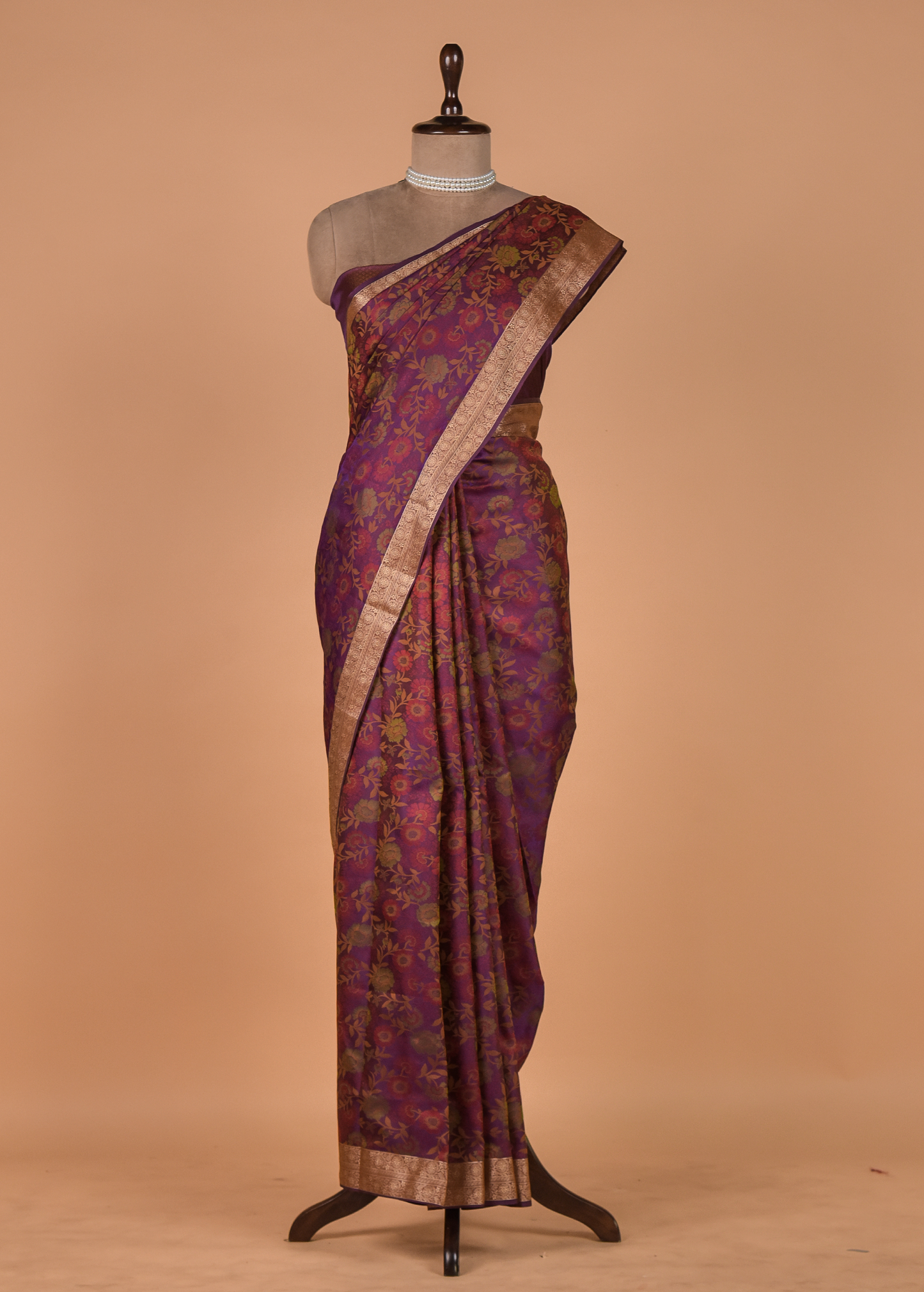 Pink Art Silk Kanjeevaram Saree