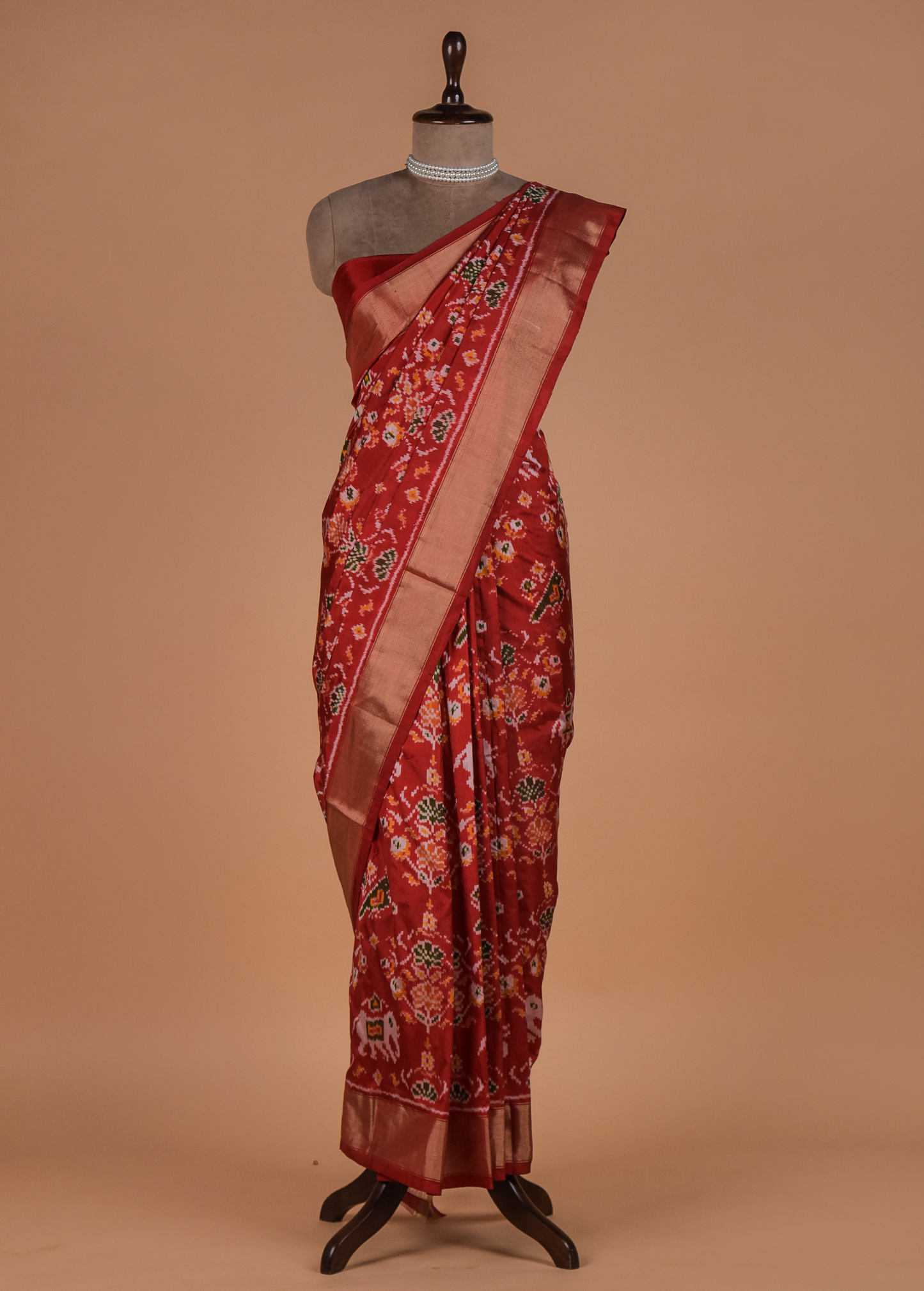 Red Silk Patola Saree