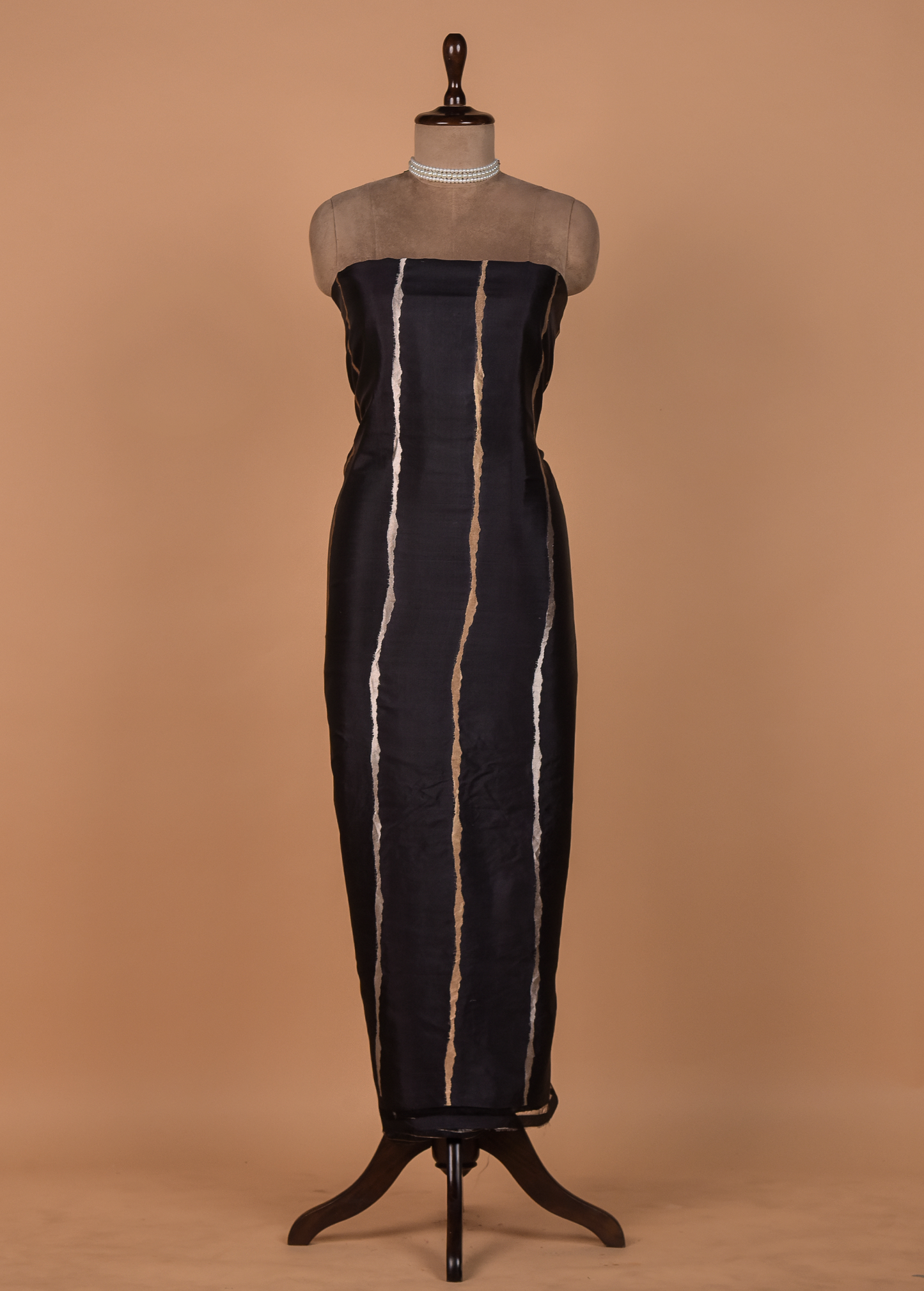 Black Silk Dress Material