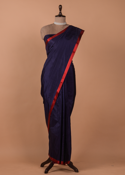 Blue Silk Banarasi Saree