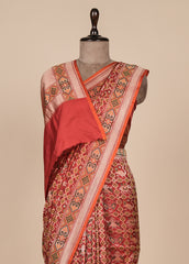 Red Silk Banarasi Saree