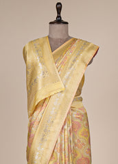 Gold Tissue Silk Banarasi Saree