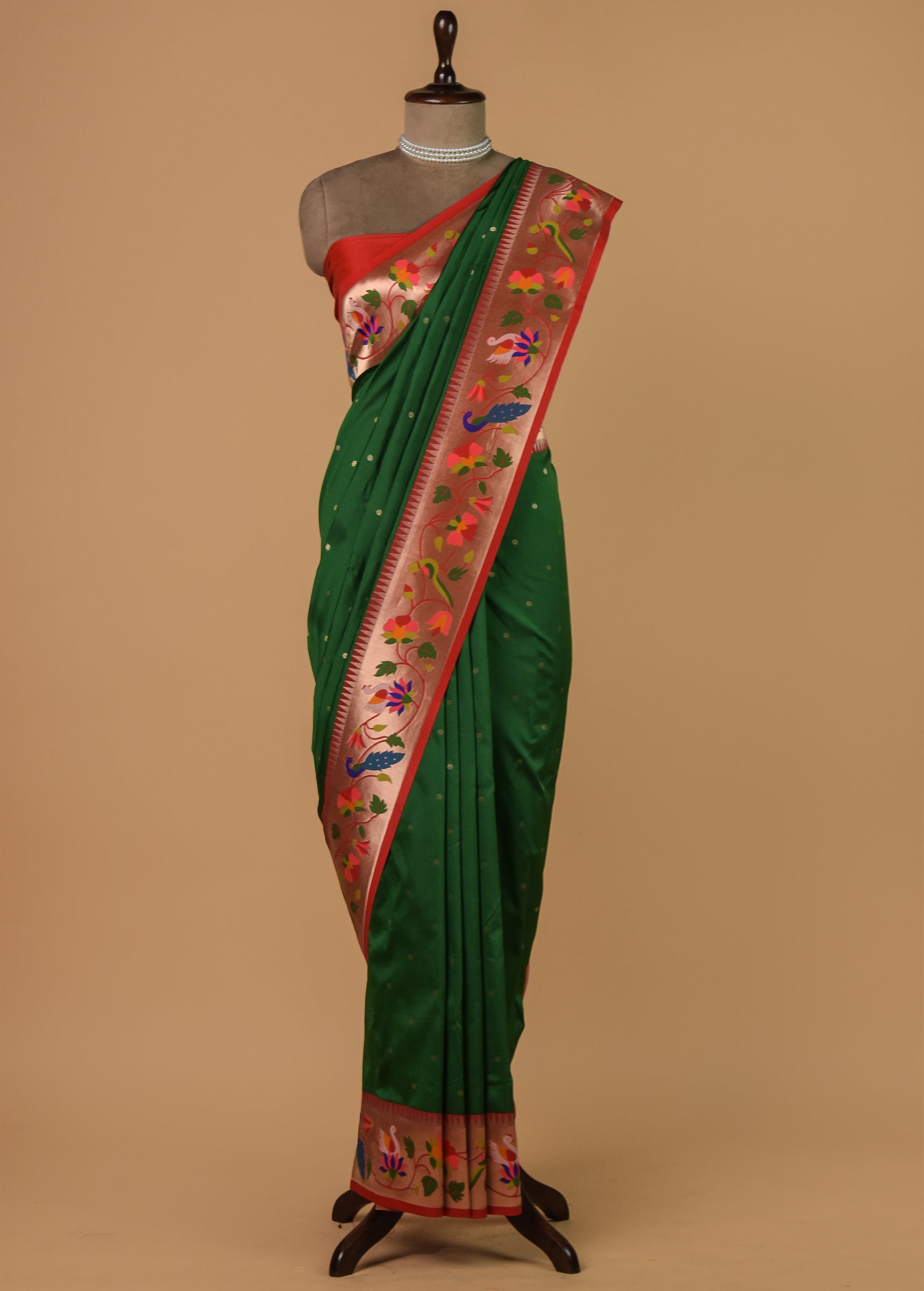Green Art Silk Banarasi Saree