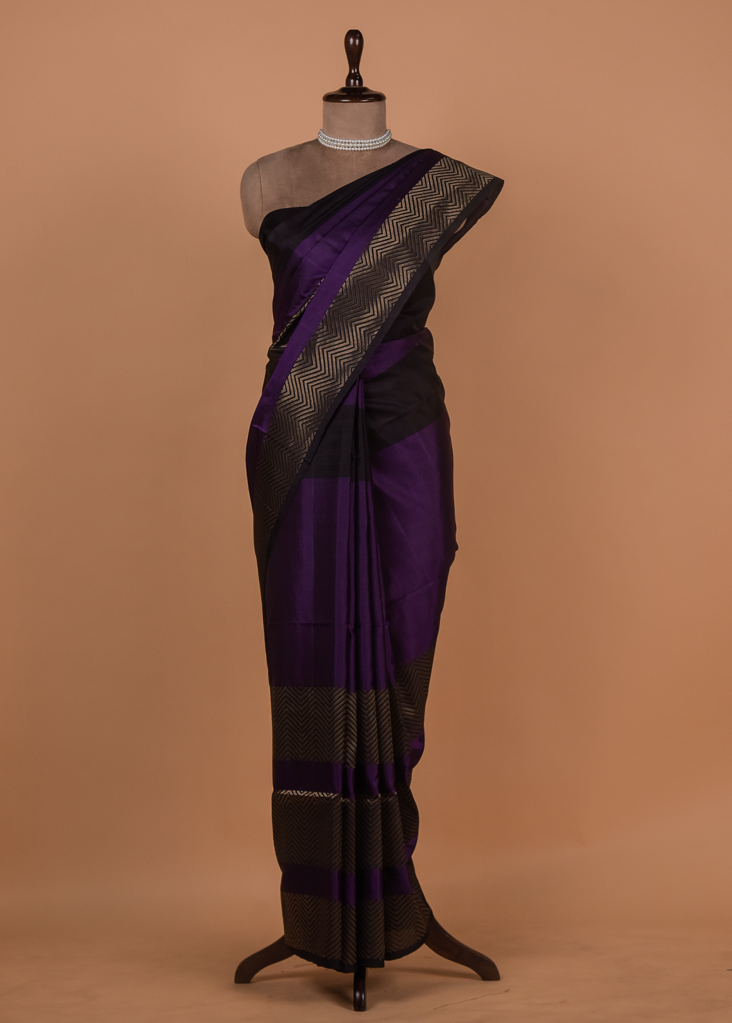 Multicoloured Silk Kanjeevaram Saree