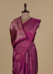 Pink Silk Kanjeevaram Saree