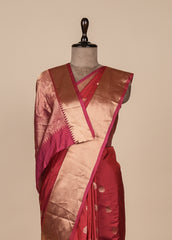 Pink Silk Kanjeevaram Saree