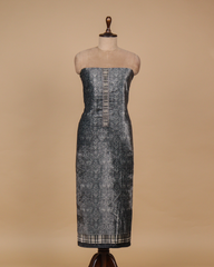 Grey Velvet Dress Material