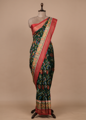 Green Silk Patola Saree