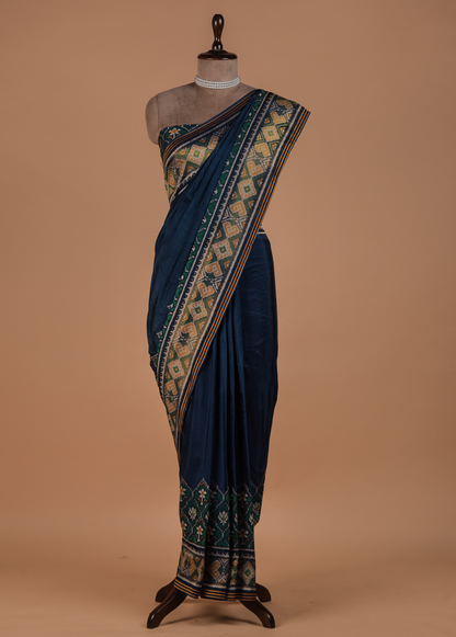 Multicoloured Art Silk Patola Saree