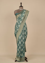 Blue Art Georgette Banarasi Saree