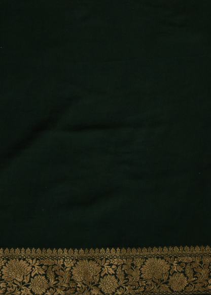 Green Georgette Banarasi Saree