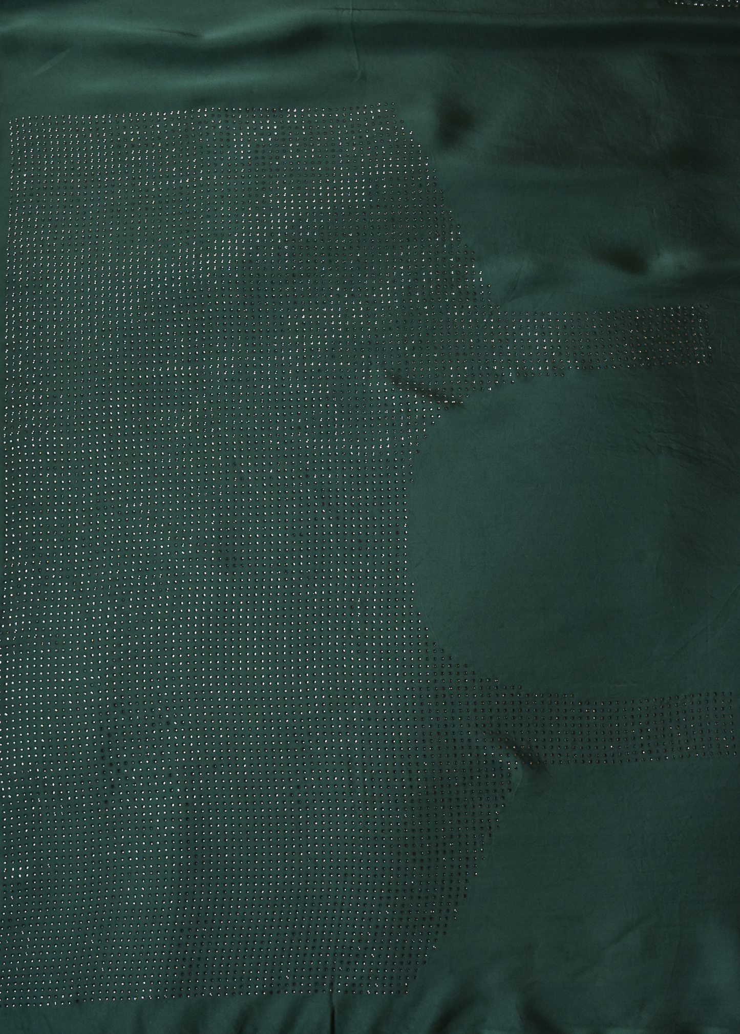 Green Chantily Lace Embroidered Saree