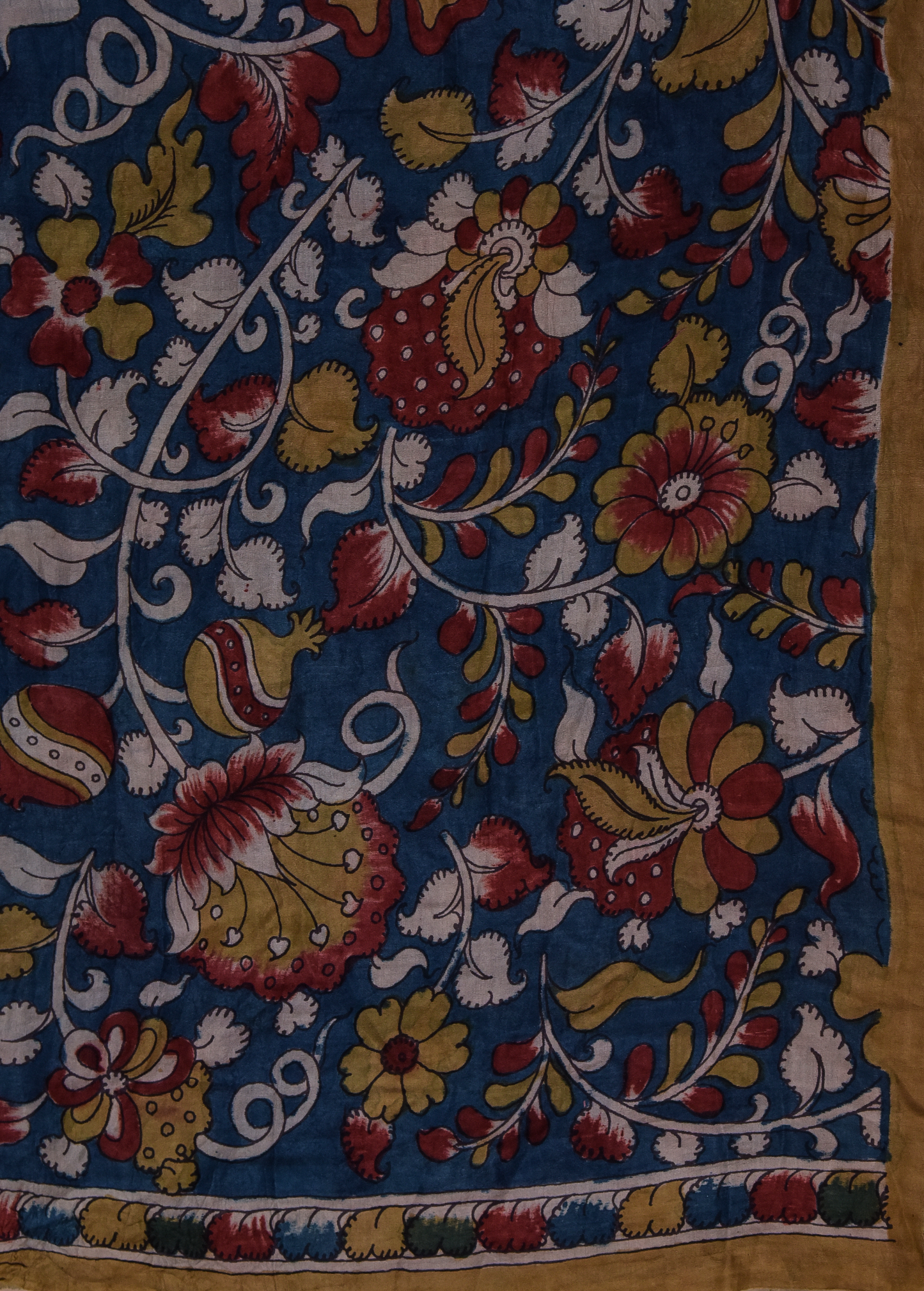 Multicoloured Tussar Bandhani Saree
