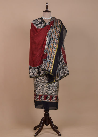 Multicoloured Cotton Dress Material
