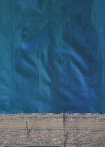 Blue Silk Kanjeevaram Saree