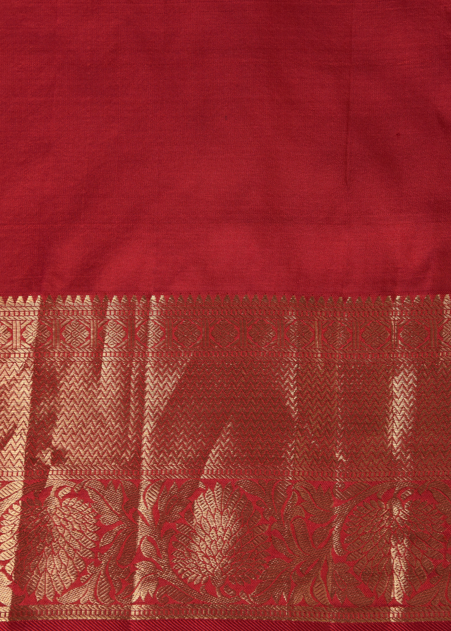 Red Silk Kanjeevaram Saree