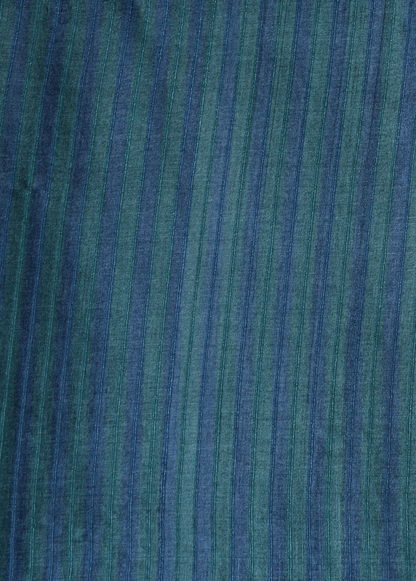 Blue Satin Printed Saree