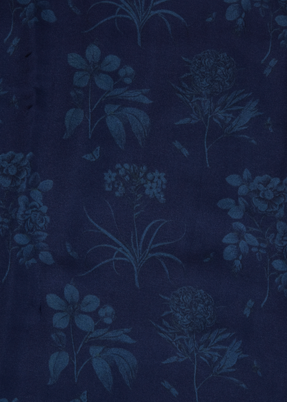 Multicoloured Satin Printed Saree