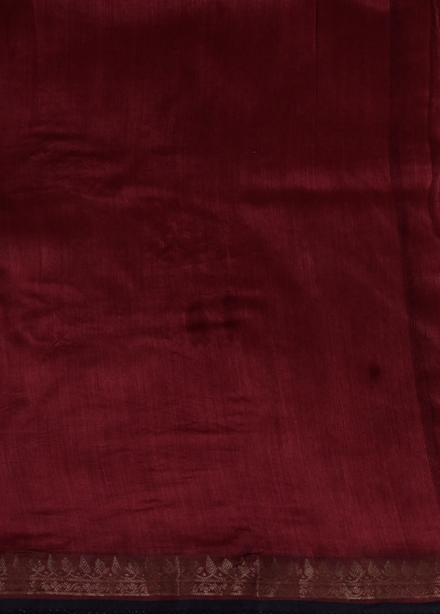 Black Tussar Embroidered Saree