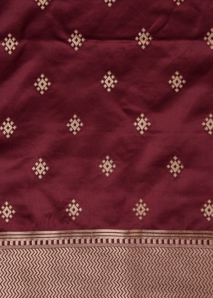 Yellow Art Silk Banarasi Saree