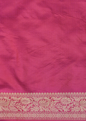 Pink Silk Banarasi Saree