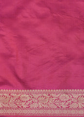 Pink Silk Banarasi Saree