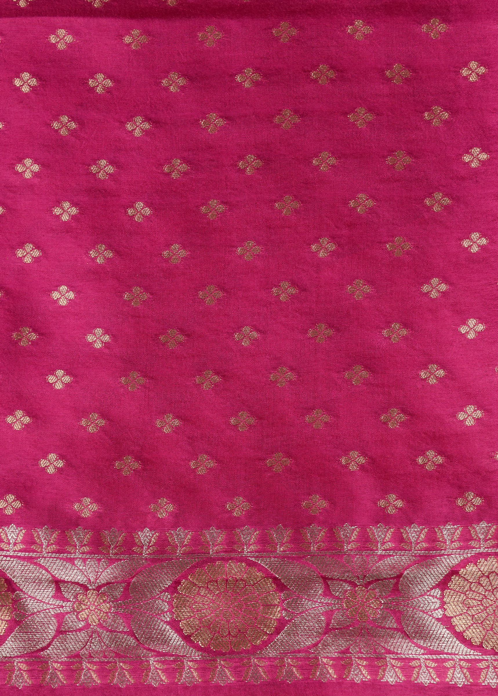 Pink Banarasi Handwoven Art Silk Saree