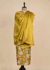 Yellow Chanderi Dress Material