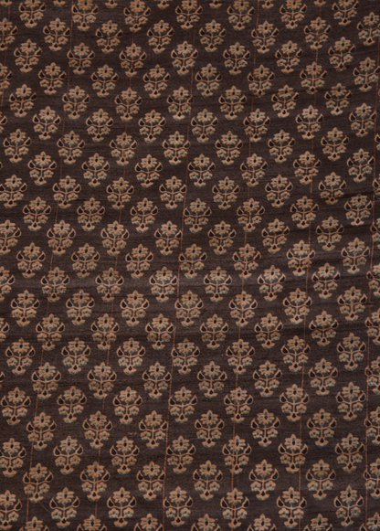 Multicoloured Tussar Printed Saree