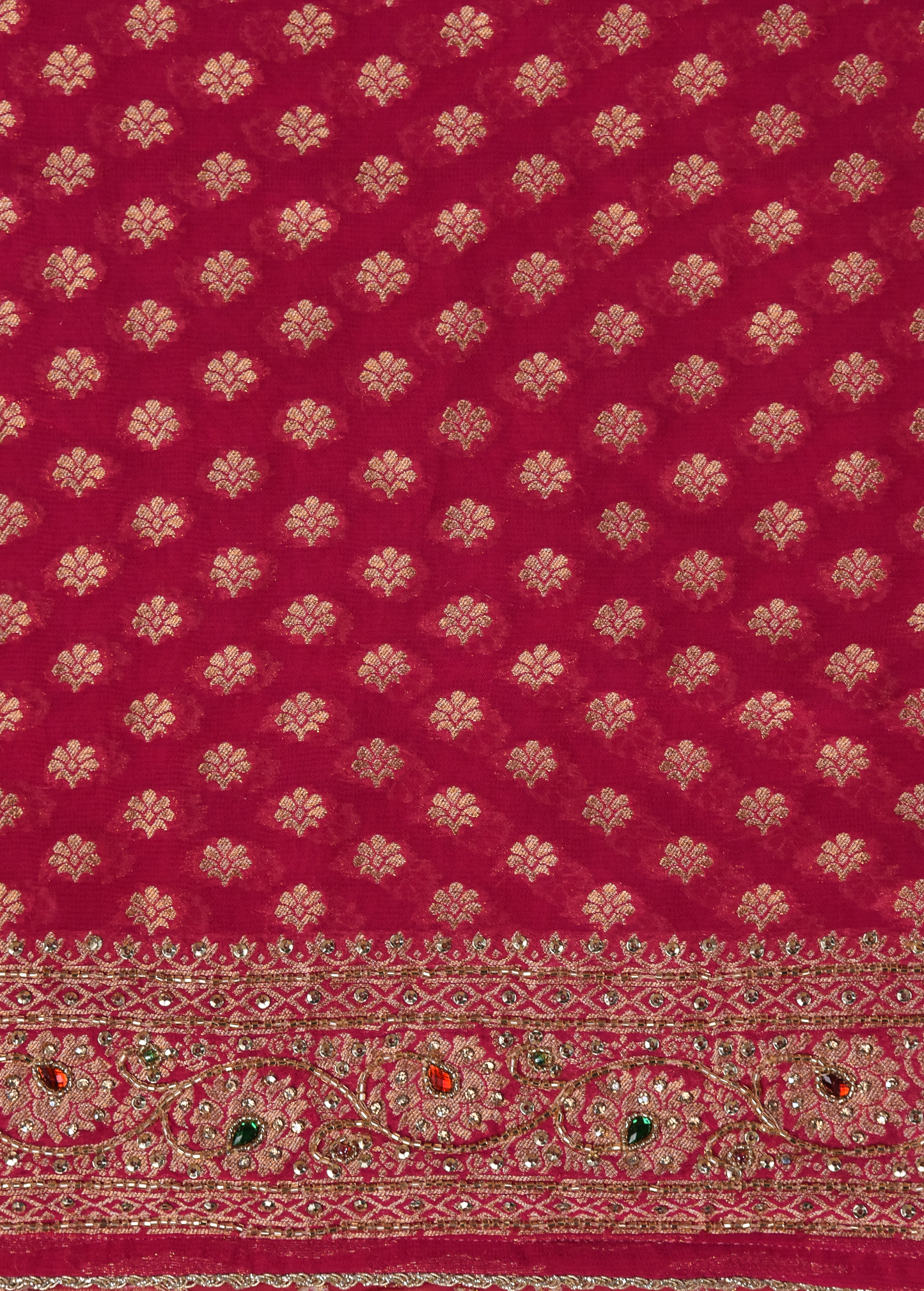 Pink Georgette Banarasi Saree