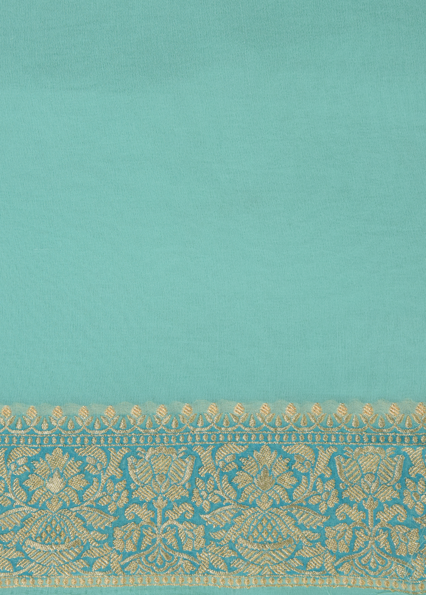 Blue Georgette Banarasi Saree