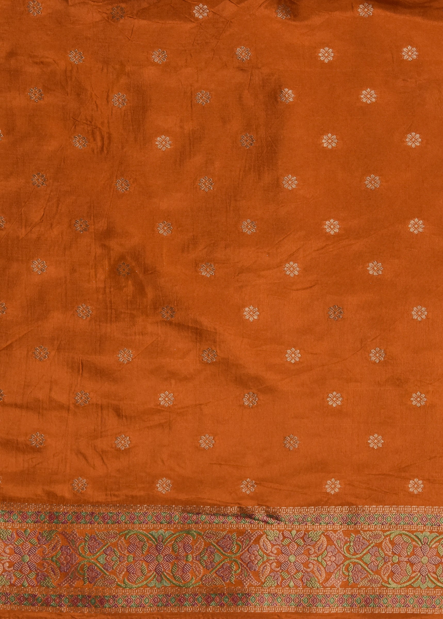 Yellow Moroccan Silk Banarasi Saree