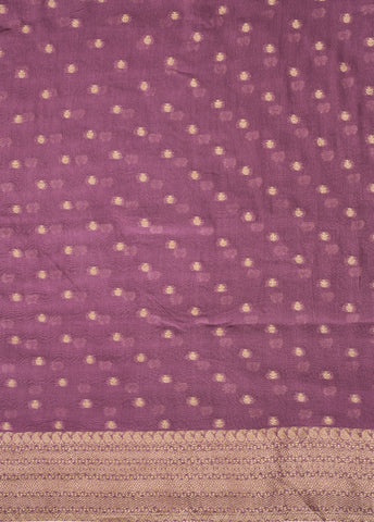 Pink Art Georgette Banarasi Saree