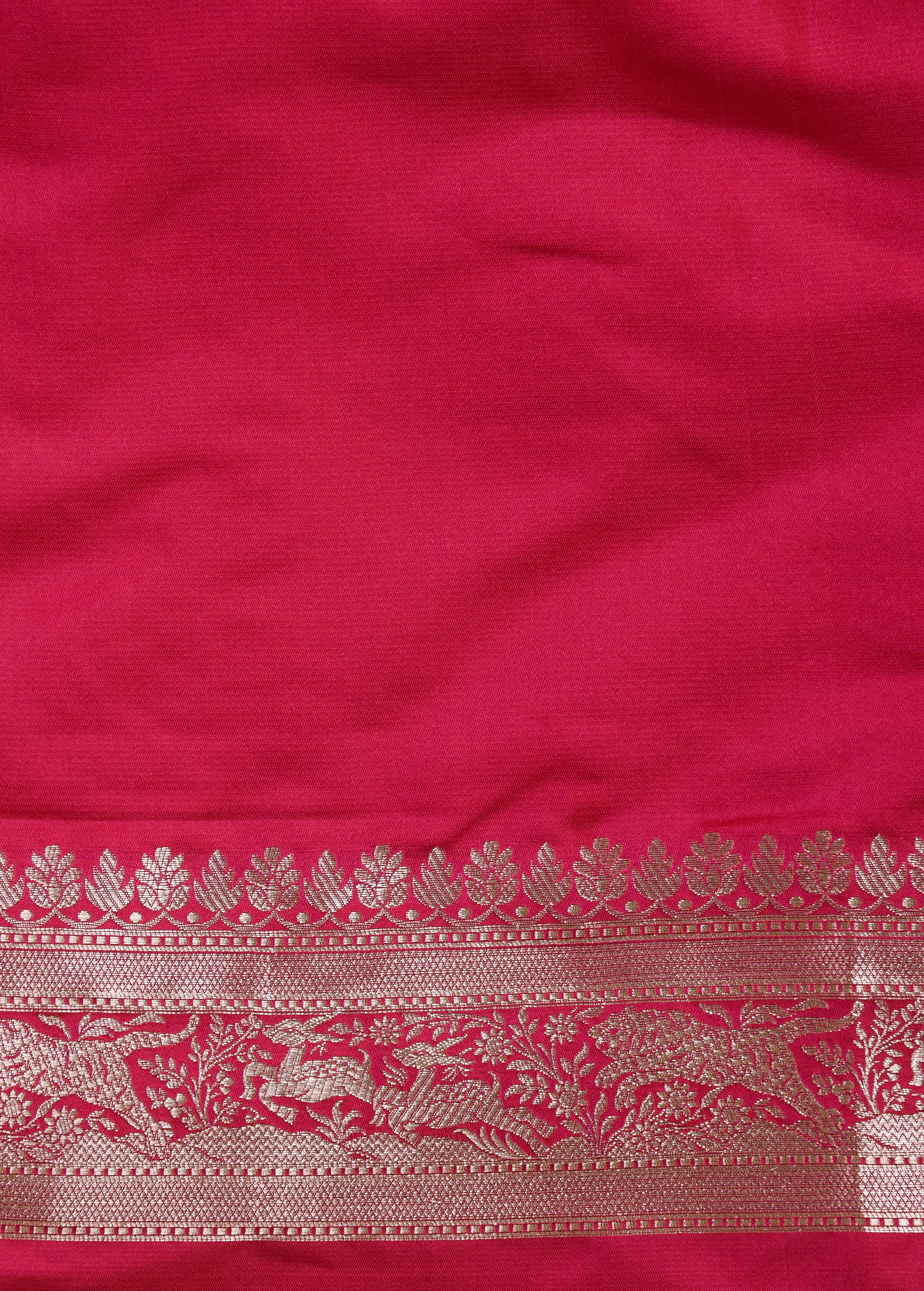 Pink Banarasi Handwoven Art Silk Saree