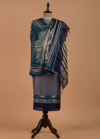 Multicoloured Cotton Dress Material