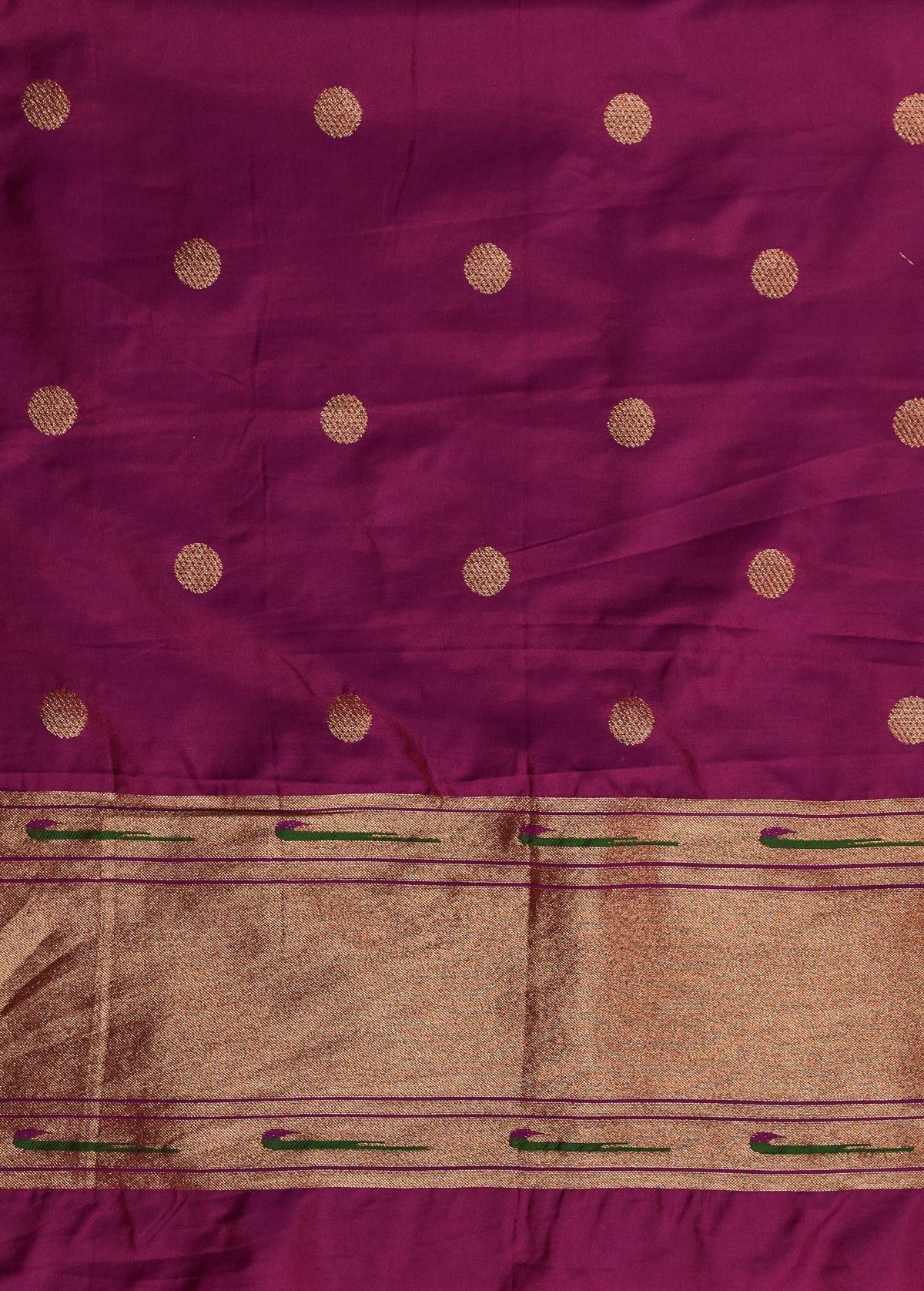 Purple Art Satin Banarasi Saree