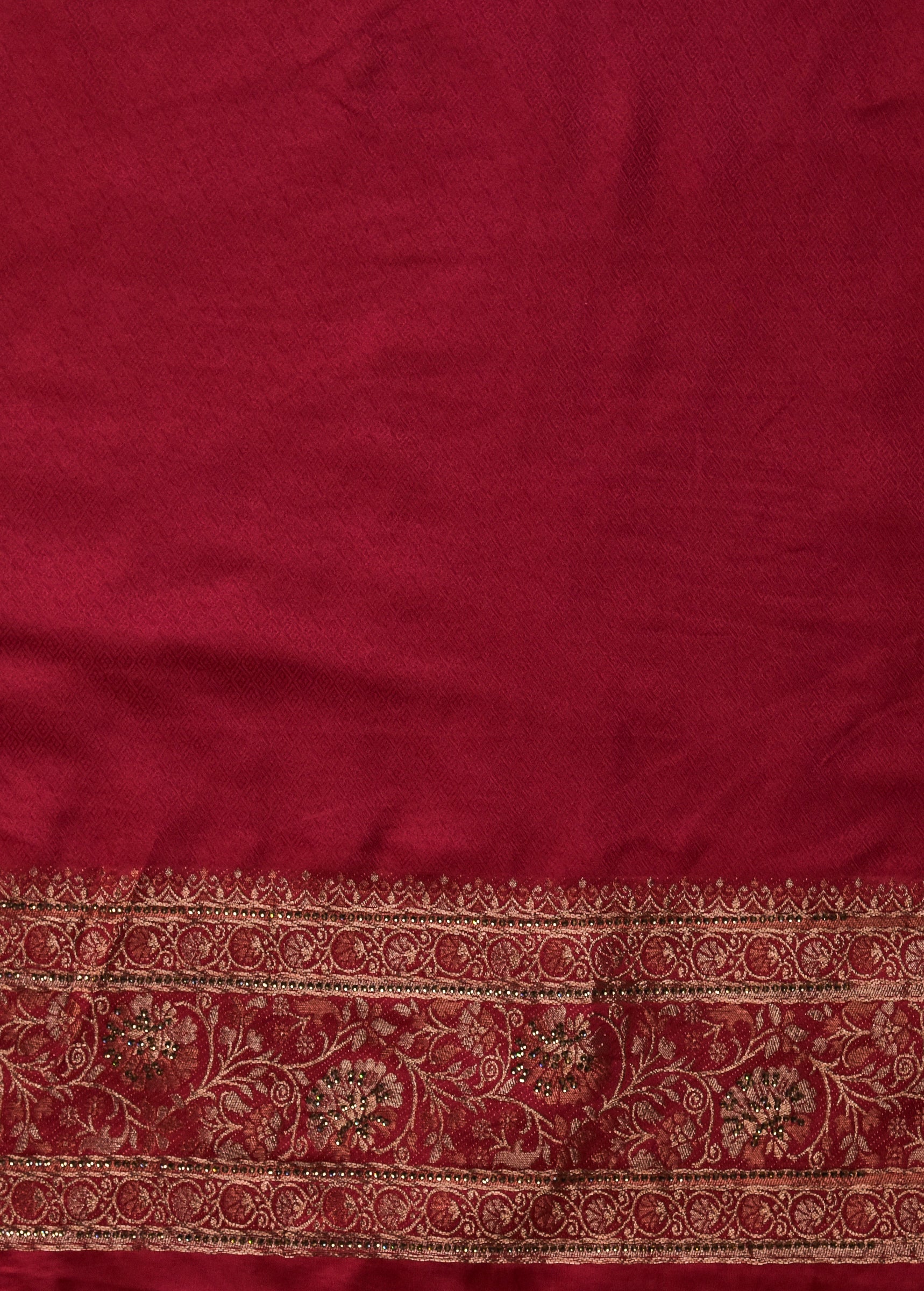 Pink Moroccan Silk Banarasi Saree