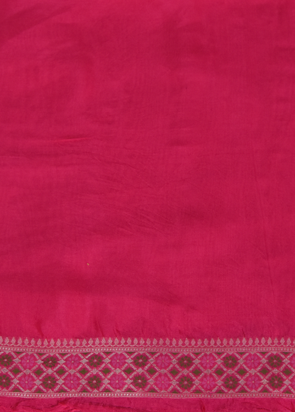 Pink Art Tussar Georgette Banarasi Saree