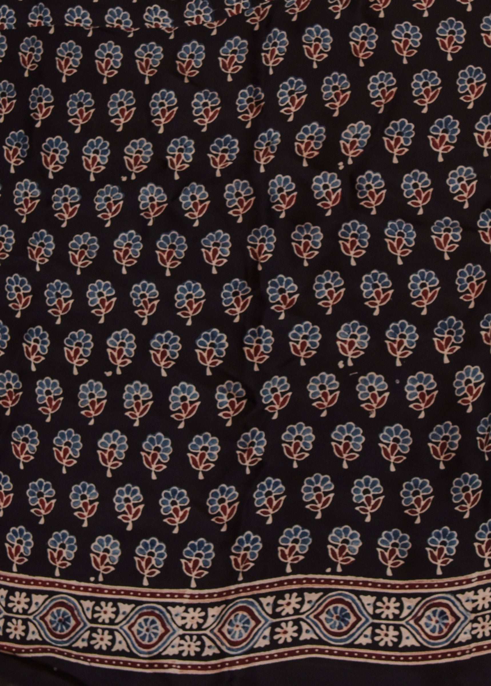 Multicoloured Crepe Printed Saree
